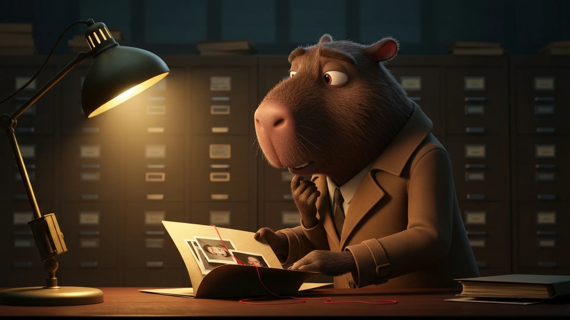 Detective Chief opens the case file