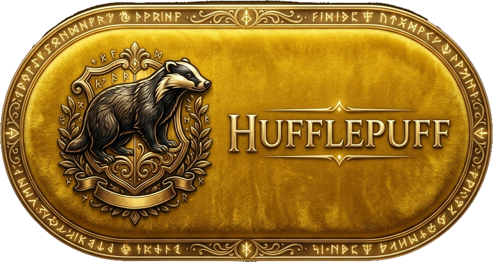 Hufflepuff Button